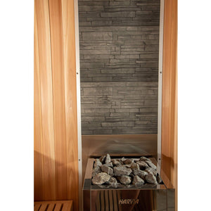 Almost Heaven Denali 6 Person Indoor Sauna Luxury Series - Rustic Cedar RUSTIC CEDAR (KNOTTY CEDAR),CLEAR CEDAR (FREE OF KNOTS) Almost Heaven Sauna Accessories_Denali_Stone_Wall_1_1024x1024_2x_4d60245e-02c4-4433-b214-f796cda8e8c8.jpg