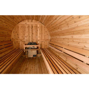Almost Heaven Saunas Shenandoah 6 Person Barrel Sauna with Changing Room Rustic Cedar,Onyx - Stained Southern Pine Almost Heaven Sauna BarrelSaunaInteriorSideShot_1024x1024_2x_d6882546-27fa-42c3-8c66-534bfcdbd24e.jpg