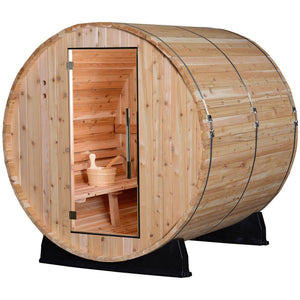 Almost Heaven Pinnacle 4 Person Classic Barrel Sauna Fir,Rustic Cedar,Onyx - Stained Southern Pine Almost Heaven Sauna Barrel_Classic_Pinnacle_glass_1024x1024_2x_cd95b4fd-86c9-4b0a-a7bc-5f5058f5f400.jpg