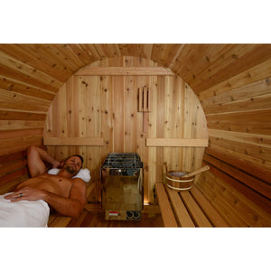 Almost Heaven Pinnacle 4 Person Classic Barrel Sauna Rustic Cedar,Onyx - Stained Southern Pine Almost Heaven Sauna Barrel_Detail_Lifestyle_B_1_1024x1024_2x_1c9d9151-ea58-4b80-aa4b-487fd3f279a0.jpg