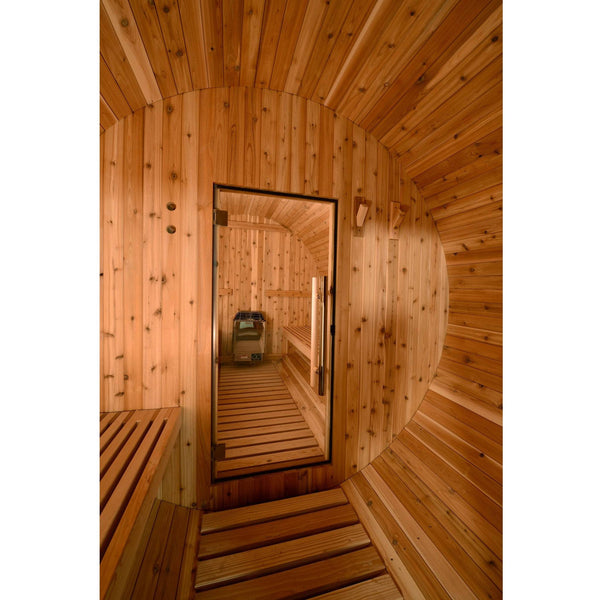 Almost Heaven Saunas Shenandoah 6 Person Barrel Sauna with Changing Room Rustic Cedar,Onyx - Stained Southern Pine Almost Heaven Sauna Barrel_Shenendoah_entry_1024x1024_2x_43faccef-89fa-41fe-b368-6b6f9245a916.jpg
