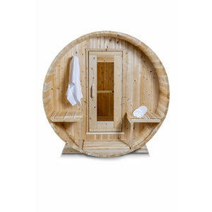 Dundalk Serenity Barrel Sauna  - 6'6" x 6'6" Dundalk LeisureCraft DLC--35.jpg