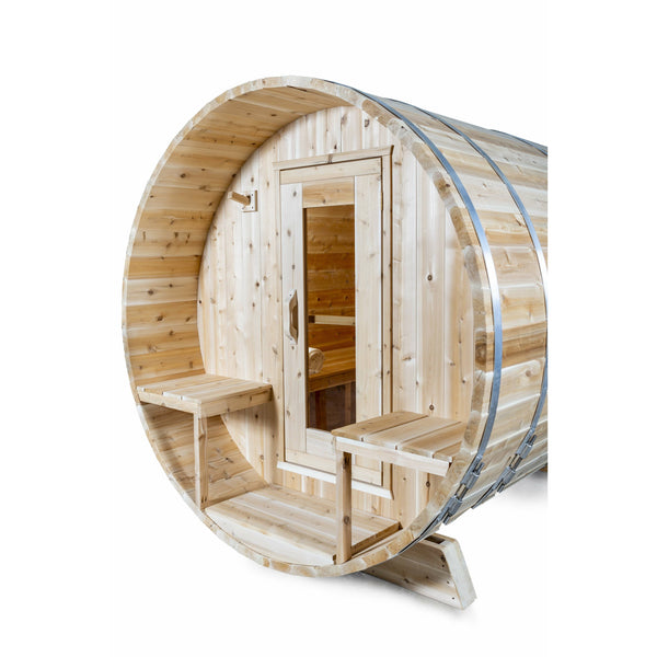 Dundalk Serenity Barrel Sauna  - 6'6" x 6'6" Dundalk LeisureCraft DLC--40.jpg