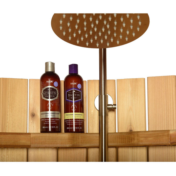 Rinse Ellipse Outdoor Shower Rustic Cedar / No Floor,Rustic Cedar / Floor,Clear Cedar / No Floor,Clear Cedar / Floor Rinse Outdoor Showers Ellipse_Shower_Props.jpg