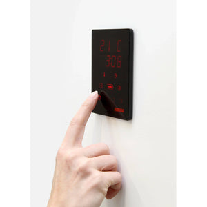 Harvia KIP30W Stainless Steel 3KW Heater Deluxe with Stones and Digital Control 240V 1PH,208V 1PH Harvia Harvia_Xenio_CX170_control_panel_installed.jpg