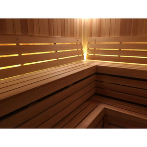 Finnish Sauna Builders 4' x 4' x 7' Pre-Built Outdoor Sauna Kit with Cedar Panelized Roof Option 1 / Without Floor,Option 1 / With Floor,Option 2 / Without Floor,Option 2 / With Floor,Option 3 / Without Floor,Option 3 / With Floor,Option 4 / Without Floor,Option 4 / With Floor,Custom Option + $500.00 / Without Floor,Custom Option + $500.00 / With Floor Finnish Sauna Builders IMG_1714-scaled-2_be1f44e9-10be-4a7f-934a-70346381b783.jpg