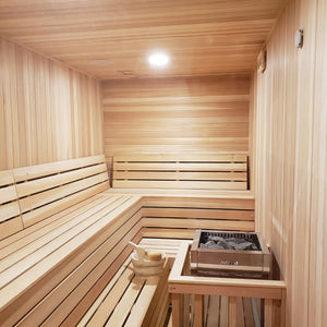 Finnish Sauna Builders 7' x 10' x 7' Pre-Cut Sauna Kit Option 1 / 7 Foot Tall / No Backrest,Option 1 / 7 Foot Tall / Backrest + $429.00,Option 1 / 8 Foot Tall + $482.46 / No Backrest,Option 1 / 8 Foot Tall + $482.46 / Backrest + $429.00,Option 2 / 7 Foot Tall / No Backrest,Option 2 / 7 Foot Tall / Backrest + $429.00,Option 2 / 8 Foot Tall + $482.46 / No Backrest,Option 2 / 8 Foot Tall + $482.46 / Backrest + $429.00,Option 3 / 7 Foot Tall / No Backrest,Option 3 / 7 Foot Tall / Backrest + $429.00,Option 3 / 8