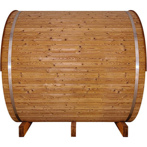 Thermory 6 Person Barrel Sauna No 51 DIY Kit Thermally Modified Spruce Thermory No51-Side.jpg