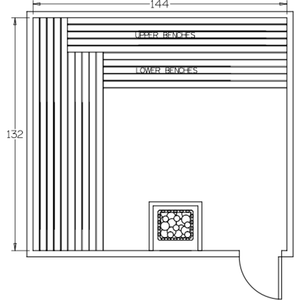 Finnish Sauna Builders 11' x 12' x 7' Pre-Cut Sauna Kit Option 1 / 7 Foot Tall / No Backrest,Option 1 / 7 Foot Tall / Backrest + $514.80,Option 1 / 8 Foot Tall + $652.74 / No Backrest,Option 1 / 8 Foot Tall + $652.74 / Backrest + $514.80 Finnish Sauna Builders ScreenShot2022-09-30at11.43.29AM.png