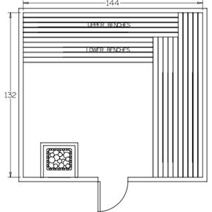 Finnish Sauna Builders 11' x 12' x 7' Pre-Cut Sauna Kit Option 4 / 7 Foot Tall / No Backrest,Option 4 / 7 Foot Tall / Backrest + $514.80,Option 4 / 8 Foot Tall + $652.74 / No Backrest,Option 4 / 8 Foot Tall + $652.74 / Backrest + $514.80 Finnish Sauna Builders ScreenShot2022-09-30at11.43.56AM.png