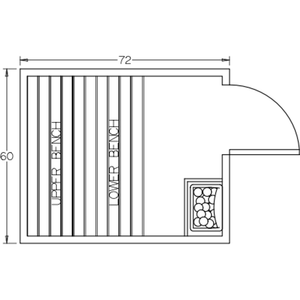 Finnish Sauna Builders 5' x 6' x 7' Pre-Built Indoor Sauna Kit Clear Cedar / Option 2 Finnish Sauna Builders ScreenShot2022-10-04at10.37.33AM.png