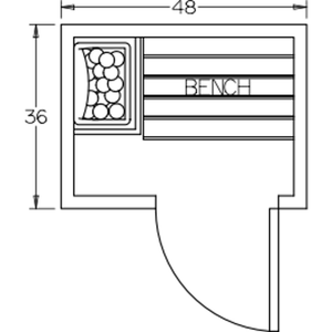 Finnish Sauna Builders 3' x 4' x 7' Pre-Built Indoor Sauna Kit Clear Cedar / Option 1 Finnish Sauna Builders ScreenShot2022-10-04at9.21.52AM.png