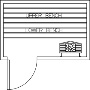 Finnish Sauna Builders 4' x 6' x 7' Pre-Built Indoor Sauna Kit Clear Cedar / Option 8 Finnish Sauna Builders ScreenShot2022-10-04at9.58.00AM.png
