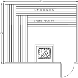 Finnish Sauna Builders 9' x 11' x 7' Pre-Built Indoor Sauna Kit Clear Cedar / Option 8 Finnish Sauna Builders ScreenShot2022-10-05at4.00.11PM.png