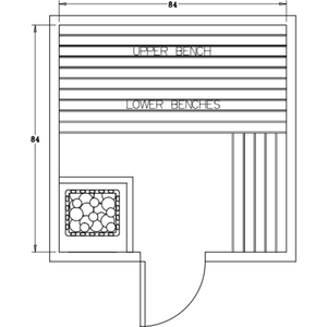 Finnish Sauna Builders 7' x 7' x 7' Pre-Cut Sauna Kit Option 4 / 7 Foot Tall / No Backrest,Option 4 / 7 Foot Tall / Backrest + $300.30,Option 4 / 8 Foot Tall + $397.32 / No Backrest,Option 4 / 8 Foot Tall + $397.32 / Backrest + $300.30 Finnish Sauna Builders ScreenShot2022-10-10at11.04.26AM.png