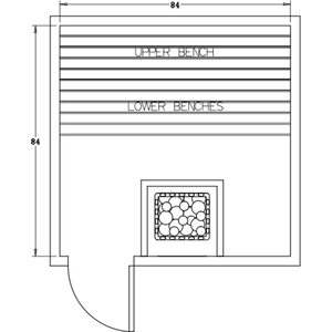 Finnish Sauna Builders 7' x 7' x 7' Pre-Cut Sauna Kit Option 5 / 7 Foot Tall / No Backrest,Option 5 / 7 Foot Tall / Backrest + $300.30,Option 5 / 8 Foot Tall + $397.32 / No Backrest,Option 5 / 8 Foot Tall + $397.32 / Backrest + $300.30 Finnish Sauna Builders ScreenShot2022-10-10at11.04.32AM.png
