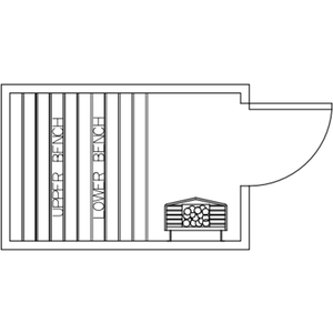 Finnish Sauna Builders 4' x 6' x 7' Pre-Built Outdoor Sauna Kit with A-Frame Cedar Shake Roof Option 1 / Without Floor,Option 1 / With Floor Finnish Sauna Builders ScreenShot2022-10-11at4.00.43PM.png