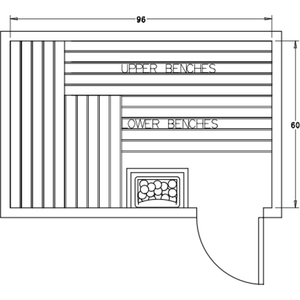 Finnish Sauna Builders 5' x 8' x 7' Pre-Cut Sauna Kit Option 1 / 7 Foot Tall / No Backrest,Option 1 / 7 Foot Tall / Backrest - $343.20,Option 1 / 8 Foot Tall + $368.94 / No Backrest,Option 1 / 8 Foot Tall + $368.94 / Backrest - $343.20 Finnish Sauna Builders ScreenShot2022-10-11at4.36.08PM.png
