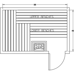 Finnish Sauna Builders 5' x 8' x 7' Pre-Cut Sauna Kit Option 2 / 7 Foot Tall / No Backrest,Option 2 / 7 Foot Tall / Backrest - $343.20,Option 2 / 8 Foot Tall + $368.94 / No Backrest,Option 2 / 8 Foot Tall + $368.94 / Backrest - $343.20 Finnish Sauna Builders ScreenShot2022-10-11at4.36.42PM.png