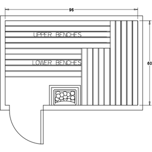 Finnish Sauna Builders 5' x 8' x 7' Pre-Cut Sauna Kit Option 5 / 7 Foot Tall / No Backrest,Option 5 / 7 Foot Tall / Backrest - $343.20,Option 5 / 8 Foot Tall + $368.94 / No Backrest,Option 5 / 8 Foot Tall + $368.94 / Backrest - $343.20 Finnish Sauna Builders ScreenShot2022-10-11at4.37.02PM.png