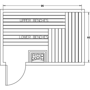 Finnish Sauna Builders 5' x 8' x 7' Pre-Cut Sauna Kit Option 6 / 7 Foot Tall / No Backrest,Option 6 / 7 Foot Tall / Backrest - $343.20,Option 6 / 8 Foot Tall + $368.94 / No Backrest,Option 6 / 8 Foot Tall + $368.94 / Backrest - $343.20 Finnish Sauna Builders ScreenShot2022-10-11at4.37.07PM.png