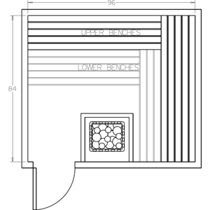 Finnish Sauna Builders 7' x 8' x 7' Pre-Cut Sauna Kit Option 6 / 7 Foot Tall / No Backrest,Option 6 / 7 Foot Tall / Backrest + $343.20,Option 6 / 8 Foot Tall + $425.70 / No Backrest,Option 6 / 8 Foot Tall + $425.70 / Backrest + $343.20 Finnish Sauna Builders Screenshot2022-09-28at1.19.53PM.png