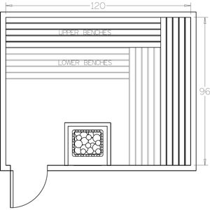 Finnish Sauna Builders 8' x 10' x 7' Pre-Cut Sauna Kit Option 6 / 7 Foot Tall / No Backrest,Option 6 / 7 Foot Tall / Backrest + $429.00,Option 6 / 8 Foot Tall + $510.84 / No Backrest,Option 6 / 8 Foot Tall + $510.84 / Backrest + $429.00 Finnish Sauna Builders Screenshot2022-09-28at1.33.32PM.png