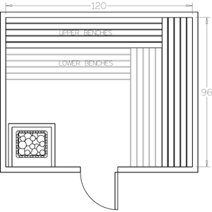 Finnish Sauna Builders 8' x 10' x 7' Pre-Cut Sauna Kit Option 3 / 7 Foot Tall / No Backrest,Option 3 / 7 Foot Tall / Backrest + $429.00,Option 3 / 8 Foot Tall + $510.84 / No Backrest,Option 3 / 8 Foot Tall + $510.84 / Backrest + $429.00 Finnish Sauna Builders Screenshot2022-09-28at1.34.05PM.png