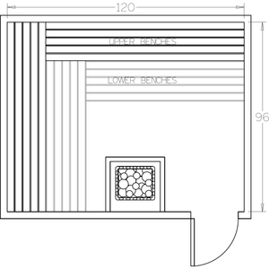 Finnish Sauna Builders 8' x 10' x 7' Pre-Cut Sauna Kit Option 2 / 7 Foot Tall / No Backrest,Option 2 / 7 Foot Tall / Backrest + $429.00,Option 2 / 8 Foot Tall + $510.84 / No Backrest,Option 2 / 8 Foot Tall + $510.84 / Backrest + $429.00 Finnish Sauna Builders Screenshot2022-09-28at1.34.21PM.png