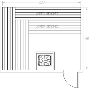 Finnish Sauna Builders 8' x 10' x 7' Pre-Cut Sauna Kit Option 1 / 7 Foot Tall / No Backrest,Option 1 / 7 Foot Tall / Backrest + $429.00,Option 1 / 8 Foot Tall + $510.84 / No Backrest,Option 1 / 8 Foot Tall + $510.84 / Backrest + $429.00 Finnish Sauna Builders Screenshot2022-09-28at1.34.36PM.png