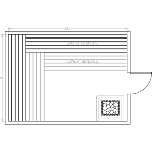 Finnish Sauna Builders 8' x 11' x 7' Pre-Cut Sauna Kit Option 3 / 7 Foot Tall / No Backrest,Option 3 / 7 Foot Tall / Backrest + $471.90,Option 3 / 8 Foot Tall + $539.22 / No Backrest,Option 3 / 8 Foot Tall + $539.22 / Backrest + $471.90 Finnish Sauna Builders Screenshot2022-09-28at1.42.52PM.png