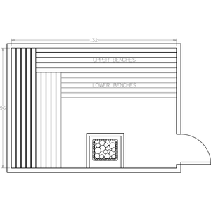 Finnish Sauna Builders 8' x 11' x 7' Pre-Cut Sauna Kit Option 6 / 7 Foot Tall / No Backrest,Option 6 / 7 Foot Tall / Backrest + $471.90,Option 6 / 8 Foot Tall + $539.22 / No Backrest,Option 6 / 8 Foot Tall + $539.22 / Backrest + $471.90 Finnish Sauna Builders Screenshot2022-09-28at1.43.18PM.png