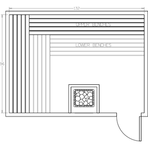 Finnish Sauna Builders 8' x 11' x 7' Pre-Cut Sauna Kit Option 7 / 7 Foot Tall / No Backrest,Option 7 / 7 Foot Tall / Backrest + $471.90,Option 7 / 8 Foot Tall + $539.22 / No Backrest,Option 7 / 8 Foot Tall + $539.22 / Backrest + $471.90 Finnish Sauna Builders Screenshot2022-09-28at1.43.26PM.png
