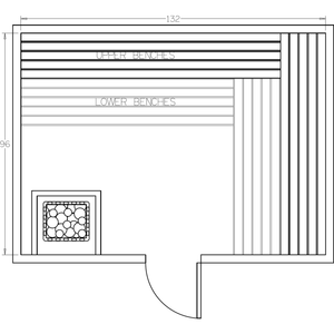 Finnish Sauna Builders 8' x 11' x 7' Pre-Cut Sauna Kit Option 9 / 7 Foot Tall / No Backrest,Option 9 / 7 Foot Tall / Backrest + $471.90,Option 9 / 8 Foot Tall + $539.22 / No Backrest,Option 9 / 8 Foot Tall + $539.22 / Backrest + $471.90 Finnish Sauna Builders Screenshot2022-09-28at1.44.03PM.png