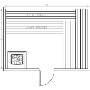 Finnish Sauna Builders 8' x 11' x 7' Pre-Cut Sauna Kit Option 10 / 7 Foot Tall / No Backrest,Option 10 / 7 Foot Tall / Backrest + $471.90,Option 10 / 8 Foot Tall + $539.22 / No Backrest Finnish Sauna Builders Screenshot2022-09-28at1.44.15PM.png