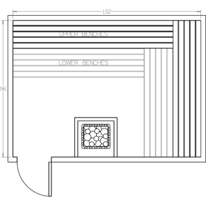 Finnish Sauna Builders 8' x 11' x 7' Pre-Cut Sauna Kit Option 11 / 7 Foot Tall / No Backrest,Option 11 / 7 Foot Tall / Backrest + $471.90,Option 11 / 8 Foot Tall + $539.22 / No Backrest,Option 11 / 8 Foot Tall + $539.22 / Backrest + $471.90 Finnish Sauna Builders Screenshot2022-09-28at1.44.27PM.png