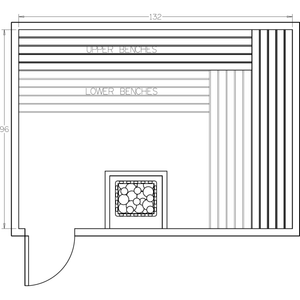Finnish Sauna Builders 8' x 11' x 7' Pre-Cut Sauna Kit Option 12 / 7 Foot Tall / No Backrest,Option 12 / 7 Foot Tall / Backrest + $471.90,Option 12 / 8 Foot Tall + $539.22 / No Backrest,Option 12 / 8 Foot Tall + $539.22 / Backrest + $471.90 Finnish Sauna Builders Screenshot2022-09-28at1.44.38PM.png