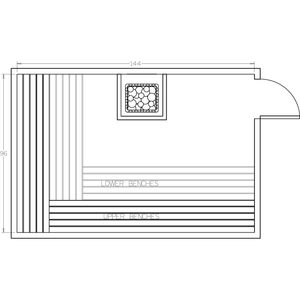 Finnish Sauna Builders 8' x 12' x 7' Pre-Cut Sauna Kit Option 2 / 7 Foot Tall / No Backrest,Option 2 / 7 Foot Tall / Backrest + $514.80,Option 2 / 8 Foot Tall + $567.60 / No Backrest,Option 2 / 8 Foot Tall + $567.60 / Backrest + $514.80 Finnish Sauna Builders Screenshot2022-09-28at1.49.47PM.png