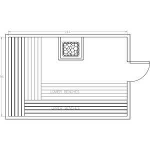 Finnish Sauna Builders 8' x 12' x 7' Pre-Cut Sauna Kit Option 3 / 7 Foot Tall / No Backrest,Option 3 / 7 Foot Tall / Backrest + $514.80,Option 3 / 8 Foot Tall + $567.60 / No Backrest,Option 3 / 8 Foot Tall + $567.60 / Backrest + $514.80 Finnish Sauna Builders Screenshot2022-09-28at1.49.58PM.png