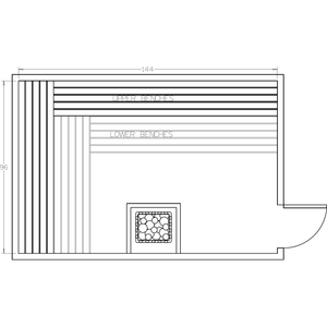 Finnish Sauna Builders 8' x 12' x 7' Pre-Cut Sauna Kit Option 5 / 7 Foot Tall / No Backrest,Option 5 / 7 Foot Tall / Backrest + $514.80,Option 5 / 8 Foot Tall + $567.60 / No Backrest,Option 5 / 8 Foot Tall + $567.60 / Backrest + $514.80 Finnish Sauna Builders Screenshot2022-09-28at1.50.19PM.png