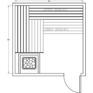 Finnish Sauna Builders 8' x 8' x 7' Pre-Cut Sauna Kit Option 1 / 7 Foot Tall / No Backrest,Option 1 / 7 Foot Tall / Backrest + $343.20,Option 1 / 8 Foot Tall + $454.08 / No Backrest,Option 1 / 8 Foot Tall + $454.08 / Backrest + $343.20 Finnish Sauna Builders Screenshot2022-09-28at1.58.14PM.png