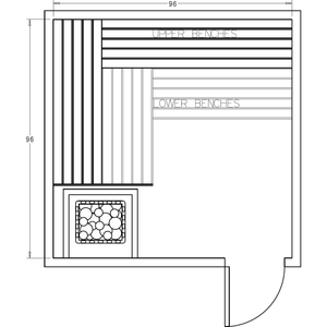 Finnish Sauna Builders 8' x 8' x 7' Pre-Cut Sauna Kit Option 2 / 7 Foot Tall / No Backrest,Option 2 / 7 Foot Tall / Backrest + $343.20,Option 2 / 8 Foot Tall + $454.08 / No Backrest,Option 2 / 8 Foot Tall + $454.08 / Backrest + $343.20 Finnish Sauna Builders Screenshot2022-09-28at1.58.29PM.png