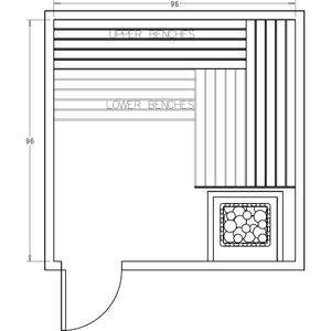 Finnish Sauna Builders 8' x 8' x 7' Pre-Cut Sauna Kit Option 6 / 7 Foot Tall / No Backrest,Option 6 / 7 Foot Tall / Backrest + $343.20,Option 6 / 8 Foot Tall + $454.08 / No Backrest,Option 6 / 8 Foot Tall + $454.08 / Backrest + $343.20,Custom Option + $500.00 / 7 Foot Tall / Backrest + $343.20 Finnish Sauna Builders Screenshot2022-09-28at1.59.08PM.png