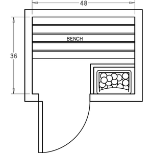 Finnish Sauna Builders 3' x 4' x 7' Pre-Cut Sauna Kit Option 4 / 7 Foot Tall / Backrest + $171.60,Option 4 / 8 Foot Tall + $198.66 / No Backrest,Option 4 / 8 Foot Tall + $198.66 / Backrest + $171.60 Finnish Sauna Builders Screenshot2022-09-28at10.00.12AM.png