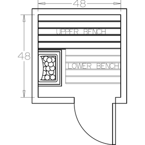 Finnish Sauna Builders 4' x 4' x 7' Pre-Cut Sauna Kit Option 1 / 7 Foot Tall / No Backrest,Option 1 / 7 Foot Tall / Backrest + $171.60,Option 1 / 8 Foot Tall + $227.04 / No Backrest,Option 1 / 8 Foot Tall + $227.04 / Backrest + $171.60 Finnish Sauna Builders Screenshot2022-09-28at10.24.05AM.png