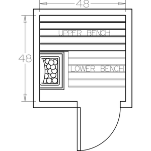 Finnish Sauna Builders 4' x 4' x 7' Pre-Cut Sauna Kit Option 2 / 7 Foot Tall / No Backrest,Option 2 / 7 Foot Tall / Backrest + $171.60,Option 2 / 8 Foot Tall + $227.04 / No Backrest,Option 2 / 8 Foot Tall + $227.04 / Backrest + $171.60 Finnish Sauna Builders Screenshot2022-09-28at10.24.24AM.png