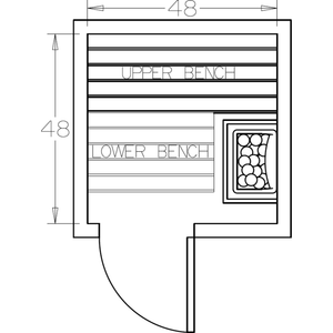 Finnish Sauna Builders 4' x 4' x 7' Pre-Cut Sauna Kit Option 3 / 7 Foot Tall / No Backrest,Option 3 / 7 Foot Tall / Backrest + $171.60,Option 3 / 8 Foot Tall + $227.04 / No Backrest,Option 3 / 8 Foot Tall + $227.04 / Backrest + $171.60 Finnish Sauna Builders Screenshot2022-09-28at10.24.50AM.png