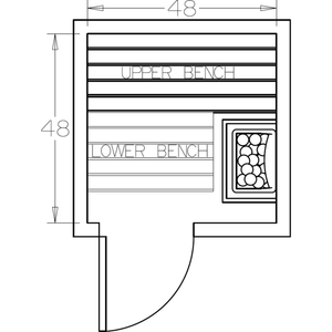 Finnish Sauna Builders 4' x 4' x 7' Pre-Cut Sauna Kit Option 4 / 7 Foot Tall / No Backrest,Option 4 / 7 Foot Tall / Backrest + $171.60,Option 4 / 8 Foot Tall + $227.04 / No Backrest,Option 4 / 8 Foot Tall + $227.04 / Backrest + $171.60 Finnish Sauna Builders Screenshot2022-09-28at10.25.05AM.png