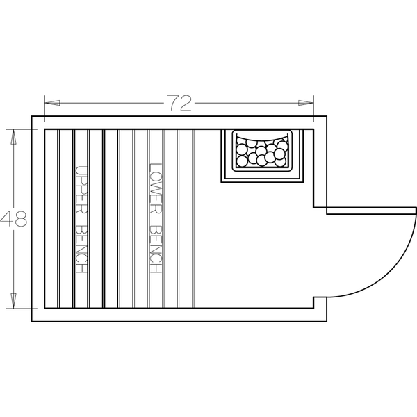 Finnish Sauna Builders 4' x 6' x 7' Pre-Cut Sauna Kit Option 3 / 7 Foot Tall / No Backrest,Option 3 / 7 Foot Tall / Backrest + $257.40,Option 3 / 8 Foot Tall + $283.80 / No Backrest,Option 3 / 8 Foot Tall + $283.80 / Backrest + $257.40 Finnish Sauna Builders Screenshot2022-09-28at10.36.51AM.png