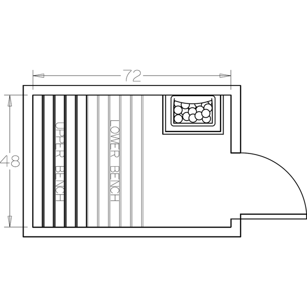 Finnish Sauna Builders 4' x 6' x 7' Pre-Cut Sauna Kit Option 4 / 7 Foot Tall / No Backrest,Option 4 / 7 Foot Tall / Backrest + $257.40,Option 4 / 8 Foot Tall + $283.80 / No Backrest,Option 4 / 8 Foot Tall + $283.80 / Backrest + $257.40 Finnish Sauna Builders Screenshot2022-09-28at10.37.01AM.png